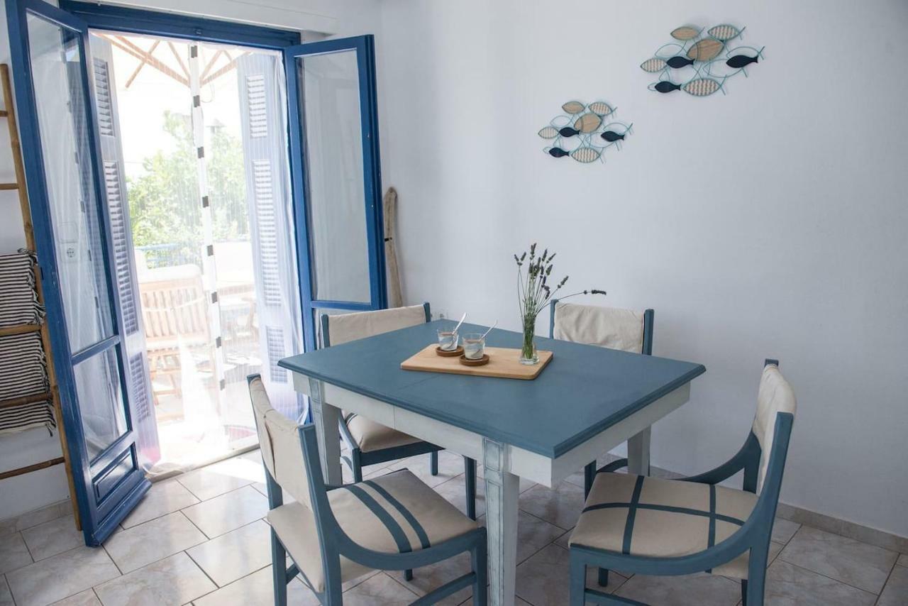 Aquarella-Stylish Veranda Apartment In Centre Of Poros Town Exterior foto
